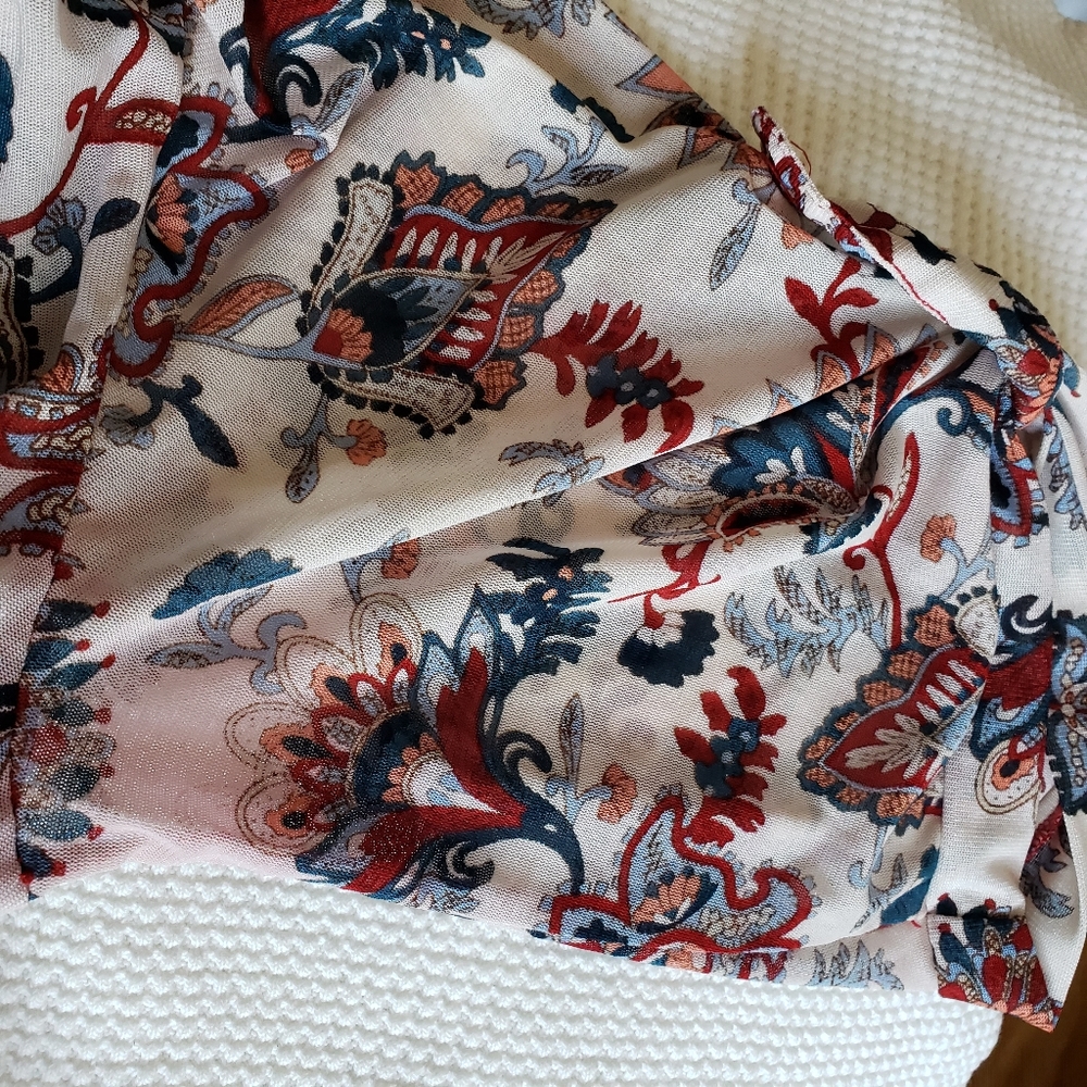 Amang NY Stretchy Multicolored Print Shirt - Picture 5 of 5